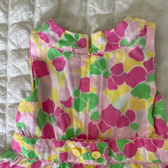 Lilly Pulitzer Pink Green Floral Sundress - Picture 5 of 9